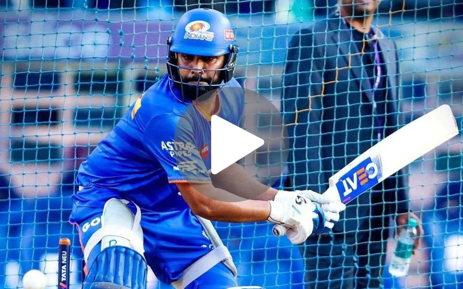 [Watch] Rohit Sharma Turns Into Left-Hander; Practises Unconventional Shots Ahead Of MI vs KKR